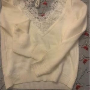 SHEIN Creme Sweater